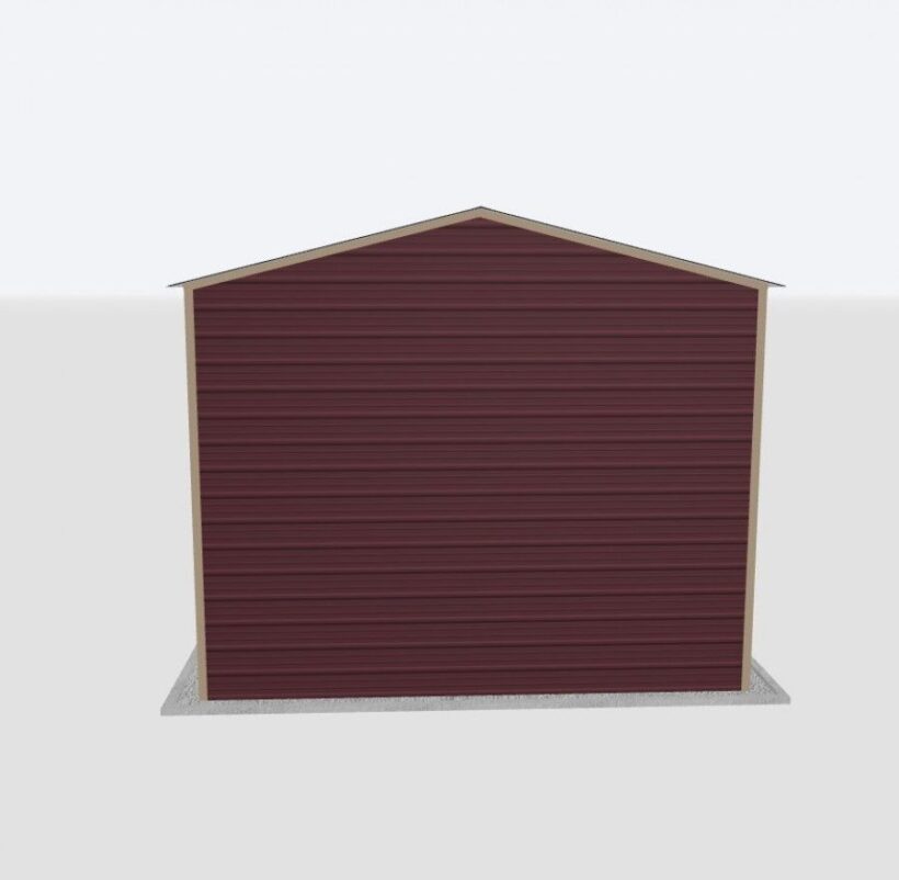 Keen'S Buildings, 16X30X12 Metal Garage, Kbg-1G163012-1D1W