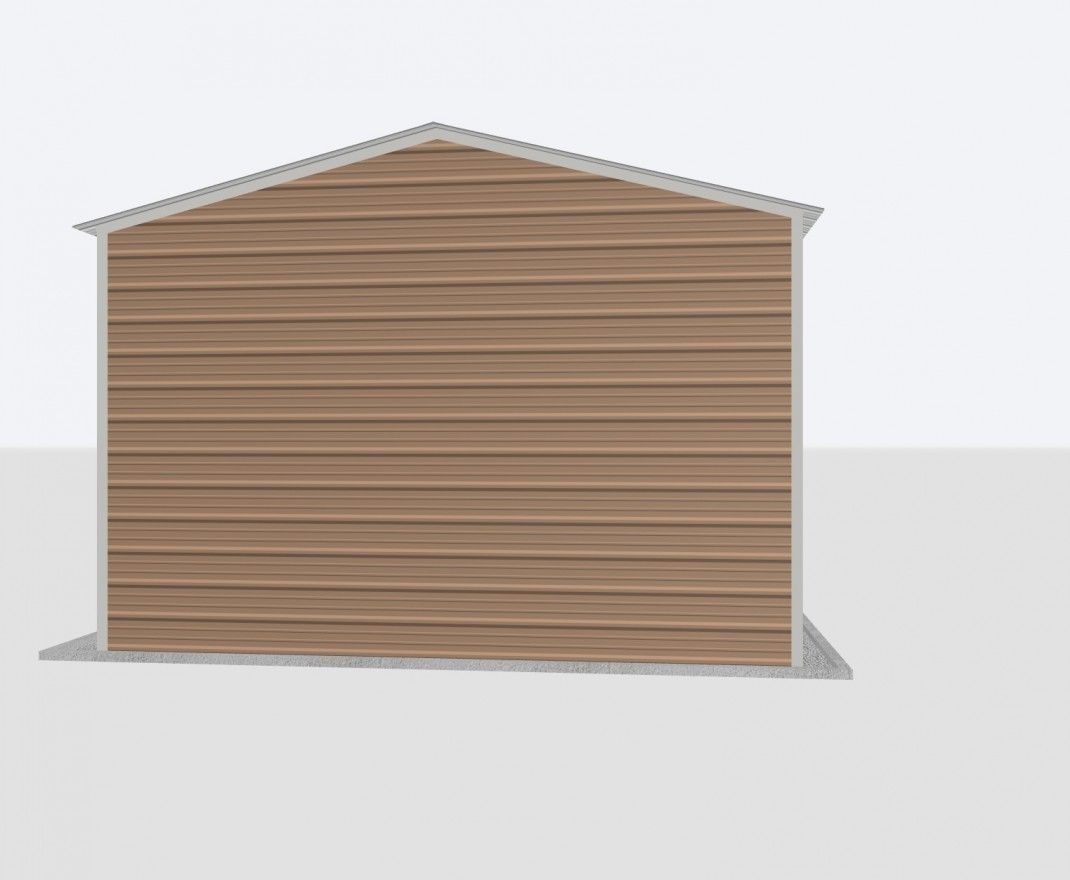 16X40X10 Metal Garage 16X40X10 Metal Garage Keen'S Buildings, 16X40X10 Metal Garage, Kbg-1G164010-1D1W