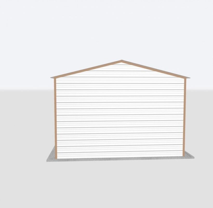 Keen'S Buildings, 16X55X10 Metal Garage, Kbg-1G165510-1D1W