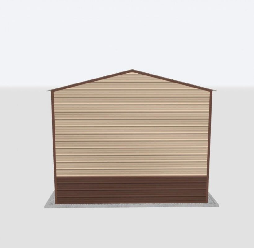 Keen'S Buildings, 16X55X12 Metal Garage, Kbg-1G165512-1D1W