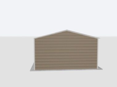 Keen's Buildings, 16x60x8 Metal Garage, KBG-1G166008-1D1W