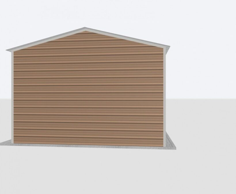 Keen'S Buildings, 16X60X10 Metal Garage, Kbg-1G166010-1D1W