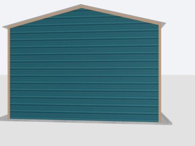Keen's Buildings, 16x25x10 Metal Garage, KBG-1G162510-1D1W