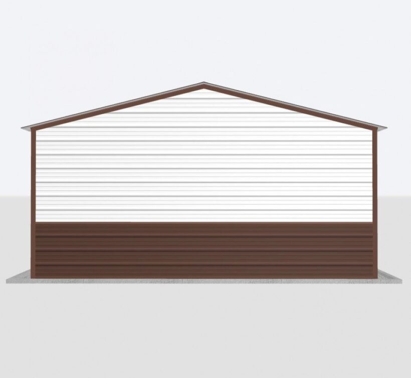 Keen'S Buildings, 22X20X8 Metal Garage, Kbg-1G222008-1D1W
