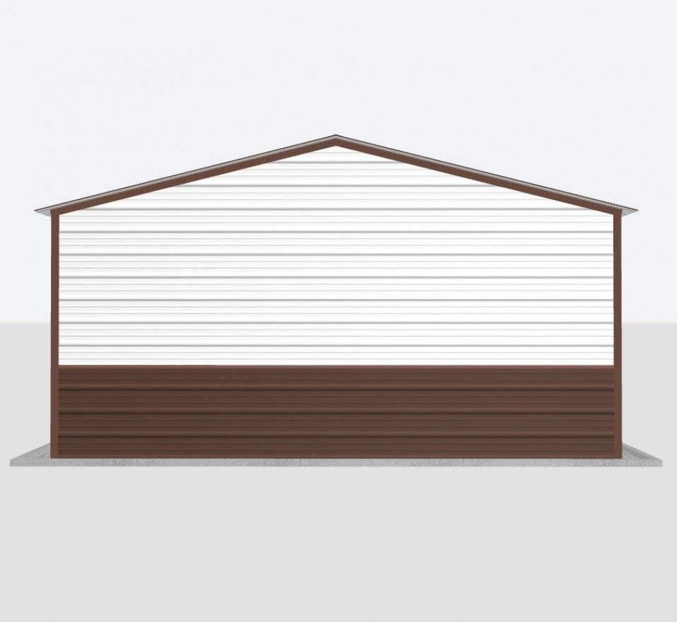 22X20X8 Metal Garage 22X20X8 Metal Garage Keen'S Buildings, 22X20X8 Metal Garage, Kbg-1G222008-1D1W