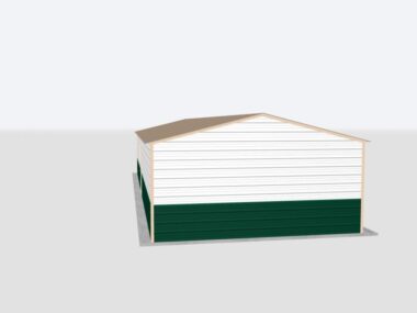 Keen's Buildings, 18x50x8 Metal Garage, KBG-1G185008-1D1W