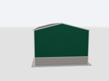 Keen's Buildings, 18x50x12 Metal Garage, KBG-1G185012-1D1W