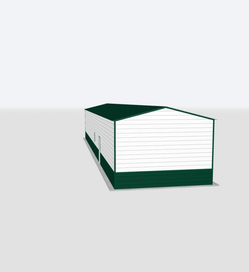 18X100X10 Metal Garage 18X100X10 Metal Garage Keen'S Buildings, 18X100X10 Metal Garage, Kbg-1G1810010-1D1W