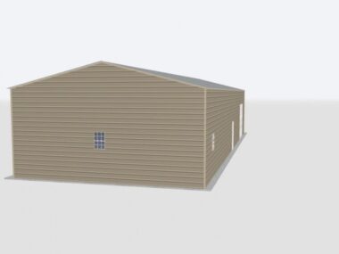 Keen's Buildings, 30x80x14 Metal Garage/ Workshop Installed, KBG-3G308014-1D6W