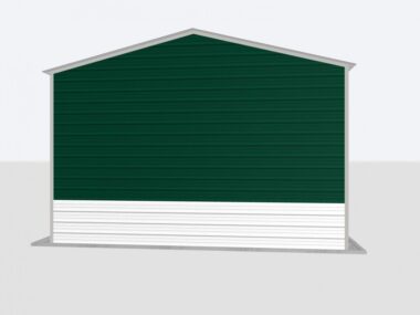 Keen's Buildings, 20x20x12 Metal Garage, KBG-1G202012-1D1W
