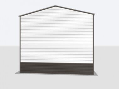 Keen's Buildings, 20x20x16 Metal Garage, KBG-1G202016-1D1W