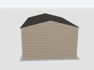 Keen's Buildings, 20x35x12 Metal Garage, KBG-1G203512-1D1W