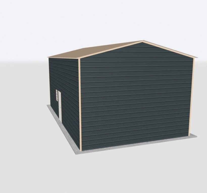 Keen'S Buildings, 20X35X14 Metal Garage, Kbg-1G203514-1D1W