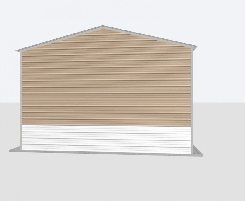 Keen'S Buildings, 20X45X12 Metal Garage, Kbg-1G204512-1D1W