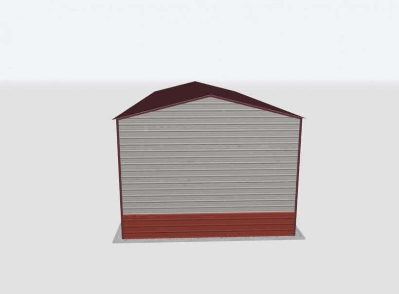 Keen'S Buildings, 20X60X14 Metal Garage, Kbg-1G206014-1D1W