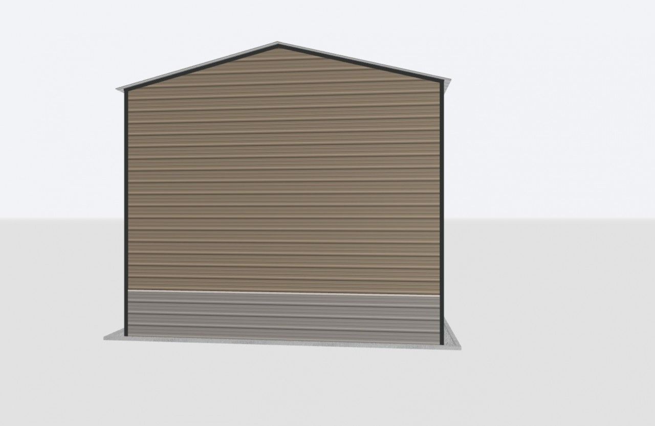 20X40X20 Metal Garage 20X40X20 Metal Garage Keen'S Buildings, 20X40X20 Metal Garage, Kbg-1G204020-1D1W