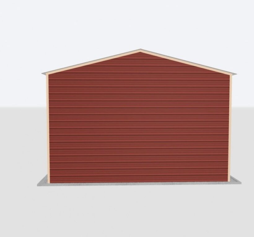 Keen'S Buildings, 20X100X12 Metal Garage, Kbg-1G2010012-1D1W