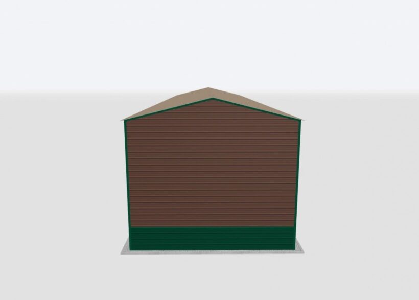 Keen'S Buildings, 20X100X16 Metal Garage, Kbg-1G2010016-1D1W