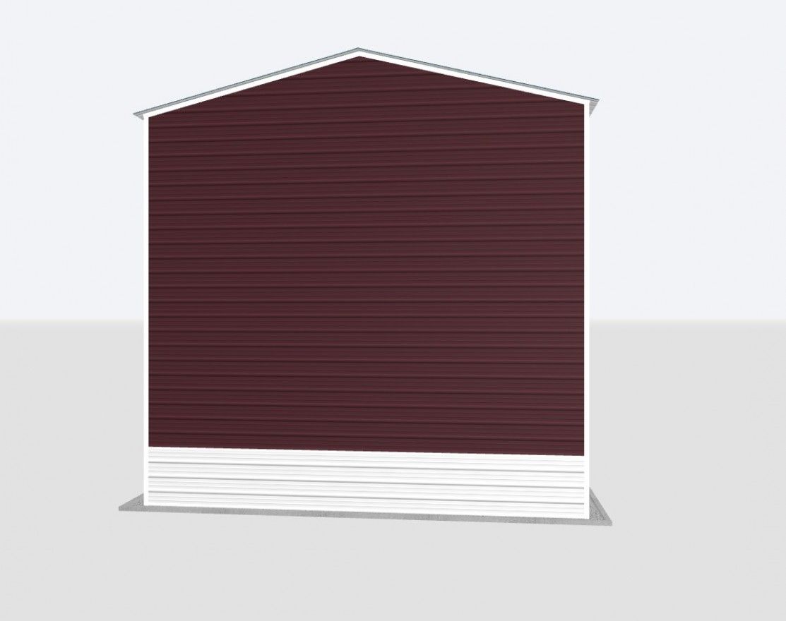 22X20X20 Metal Garage 22X20X20 Metal Garage Keen'S Buildings, 22X20X20 Metal Garage, Kbg-1G222020-1D1W
