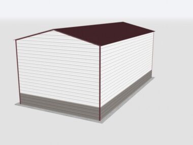 Keen's Buildings, 22x20x18 Metal Garage, KBG-1G222018-1D1W