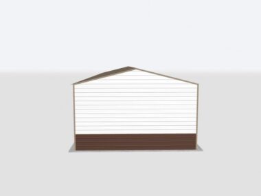 Keen's Buildings, 22x100x12 Metal Garage, KBG-1G2210012-1D1W