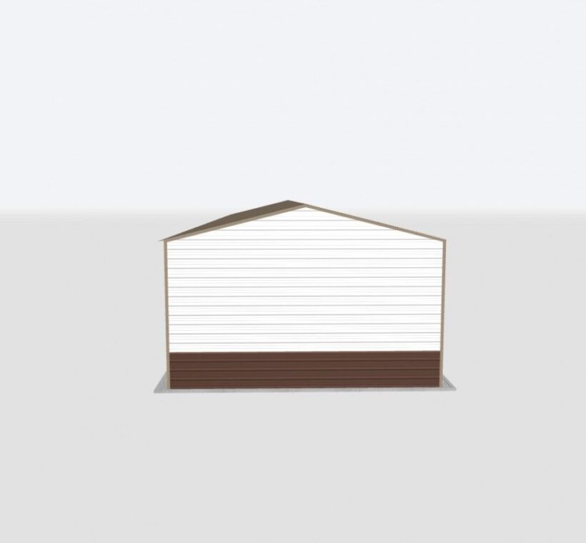 Keen'S Buildings, 22X100X12 Metal Garage, Kbg-1G2210012-1D1W