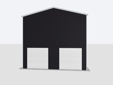Keen's Buildings, 24x30x20 Metal Garage/Workshop Installed, KBG-1G243020-1D1W