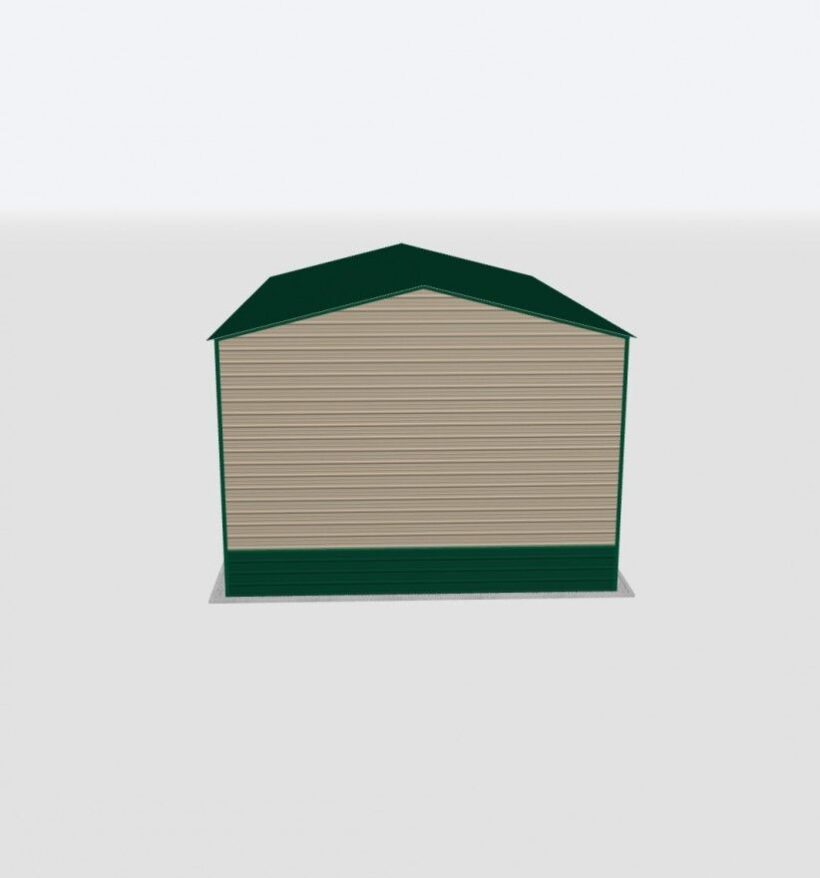 Keen'S Buildings, 24X45X16 Metal Garage, Kbg-1G244516-1D1W