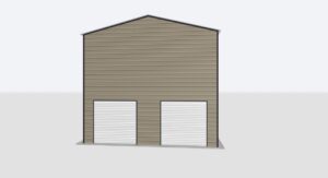 24x70x20 Metal Garage/Workshop Installed