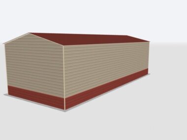 Keen's Buildings, 24x50x16 Metal Garage, KBG-1G245016-1D1W