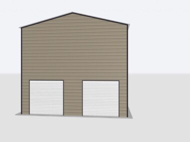 Keen's Buildings, 26x90x20 Metal Garage/Workshop Installed, KBG-1G269020-1D1W