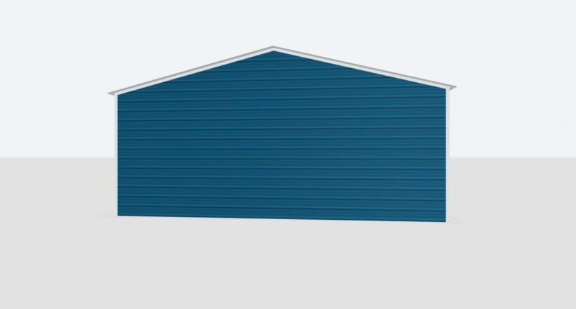 Keen'S Buildings, 26X20X10 2-Car Metal Garage, Kbg-2G262010-1D1W