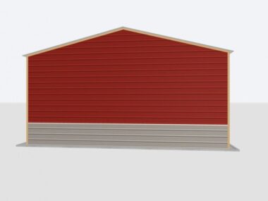 Keen's Buildings, 26x35x12 Metal Garage/Workshop Installed, KBG-1G263512-1D1W
