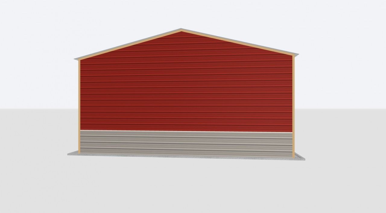 26X35X12 Metal Garage/Workshop Installed 26X35X12 Metal Garage Keen'S Buildings, 26X35X12 Metal Garage/Workshop Installed, Kbg-1G263512-1D1W