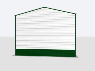 Keen's Buildings, 26x90x18 Metal Garage/Workshop Installed, KBG-1G269018-1D1W