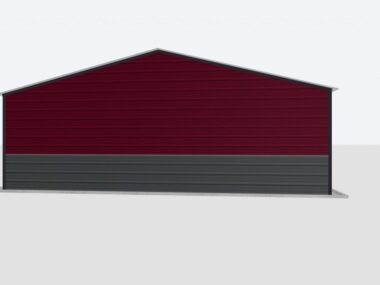 Keen's Buildings, 26x40x8 Metal Garage/Workshop Installed, KBG-1G264008-1D1W