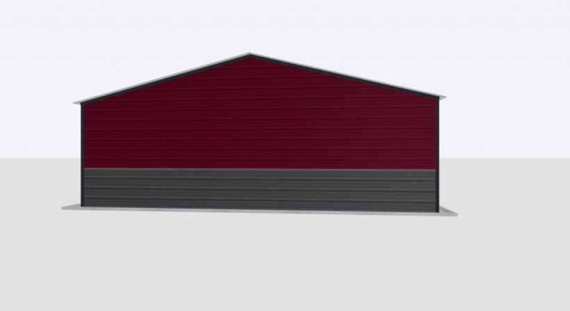 Keen'S Buildings, 26X70X8 Metal Garage/Workshop Installed, Kbg-1G267008-1D1W