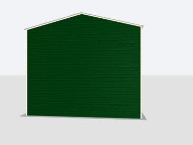 Keen's Buildings, 26x45x20 2-Car Metal Garage, KBG-2G264520-1D1W