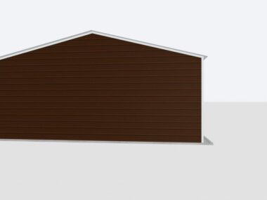Keen's Buildings, 26x90x10 2-Car Metal Garage, KBG-2G269010-1D1W