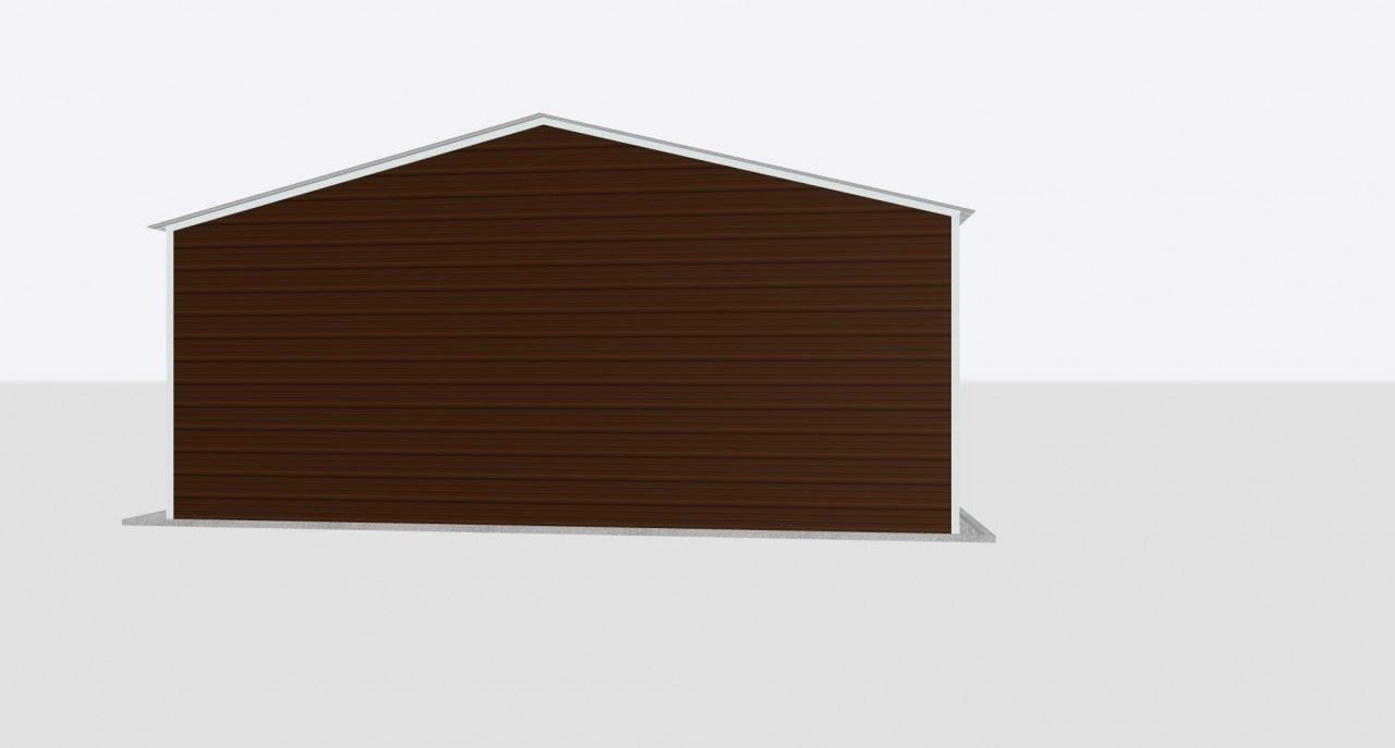 26X90X10 2-Car Metal Garage 26X90X10 2-Car Metal Garage Keen'S Buildings, 26X90X10 2-Car Metal Garage, Kbg-2G269010-1D1W