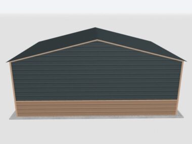 Keen's Buildings, 28x20x10 Metal Garage, KBG-1G282010-1D1W