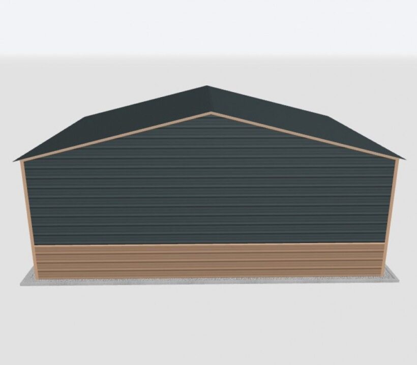 Keen'S Buildings, 28X20X10 Metal Garage, Kbg-1G282010-1D1W