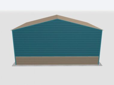 Keen's Buildings, 28x20x12 Metal Garage, KBG-1G282012-1D1W