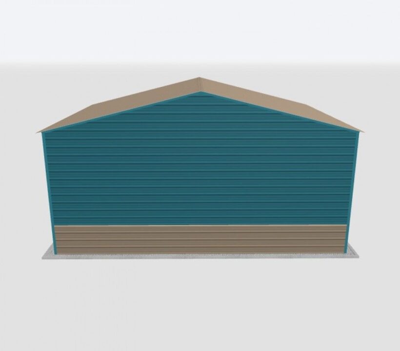 Keen'S Buildings, 28X20X12 Metal Garage, Kbg-1G282012-1D1W