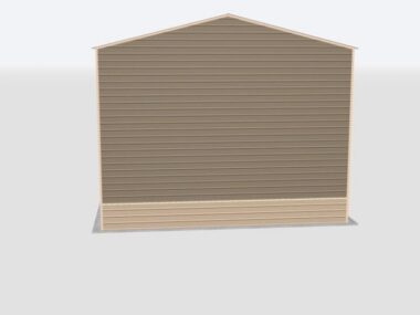 Keen's Buildings, 28x35x20 2-Car Metal Garage, KBG-2G283520-1D1W