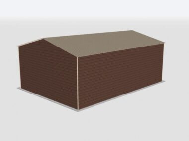 Keen's Buildings, 28x40x14 Metal Garage, KBG-1G284014-1D1W