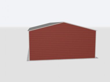 Keen's Buildings, 28x45x18 2-Car Metal Garage, KBG-2G284518-1D1W
