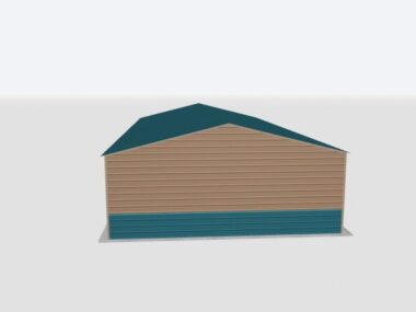 Keen's Buildings, 28x90x10 Metal Garage, KBG-1G289010-1D1W