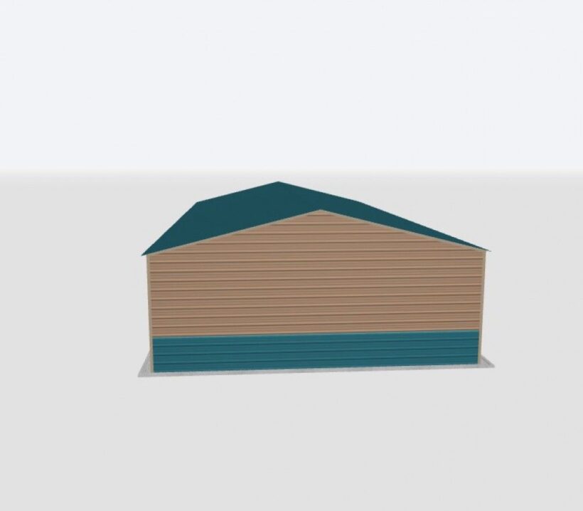 Keen'S Buildings, 28X90X10 Metal Garage, Kbg-1G289010-1D1W