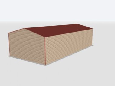 Keen's Buildings, 28x60x14 Metal Garage, KBG-1G286014-1D1W